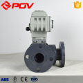 Plastic pvc ball valve 3-way motorized valve